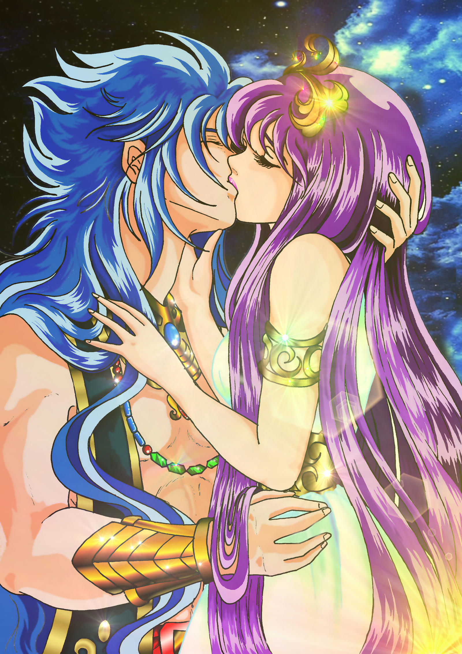 THE LOVE OF A DEMIGOD  SagaxSaori Saint Seiya