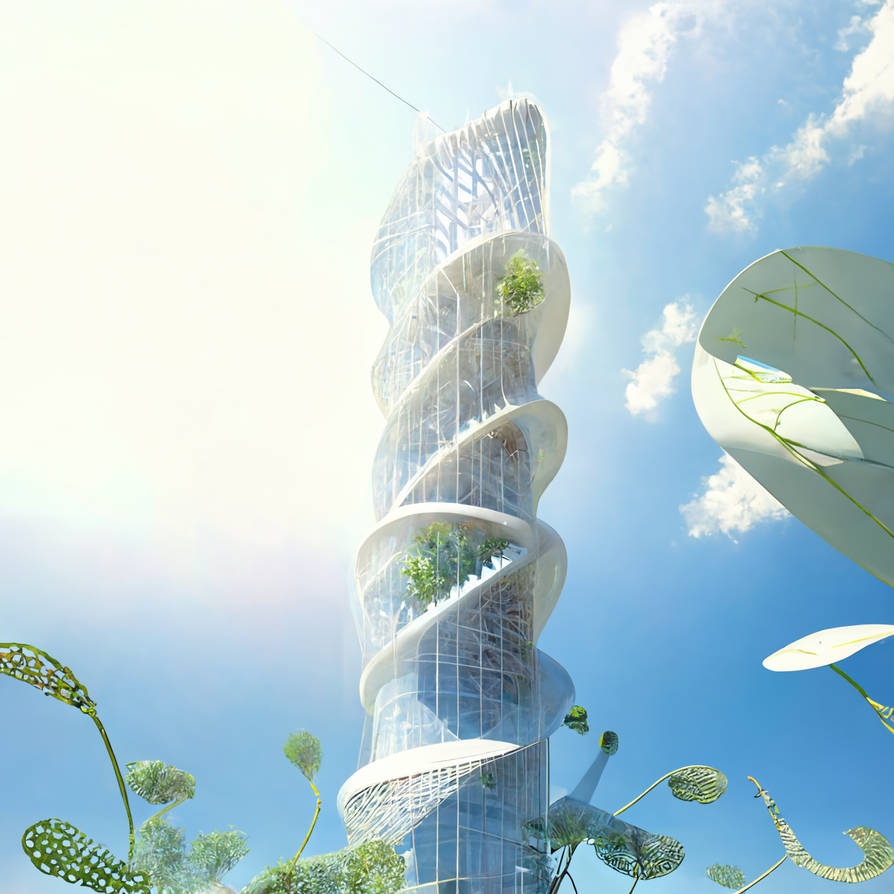 Biomimicry Tower 02 by MHadaway on DeviantArt