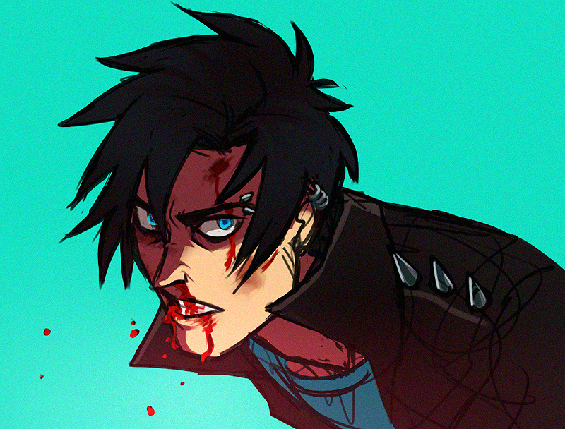 spit blood by spikermonster on DeviantArt spit blood by spikermonster on DeviantArt