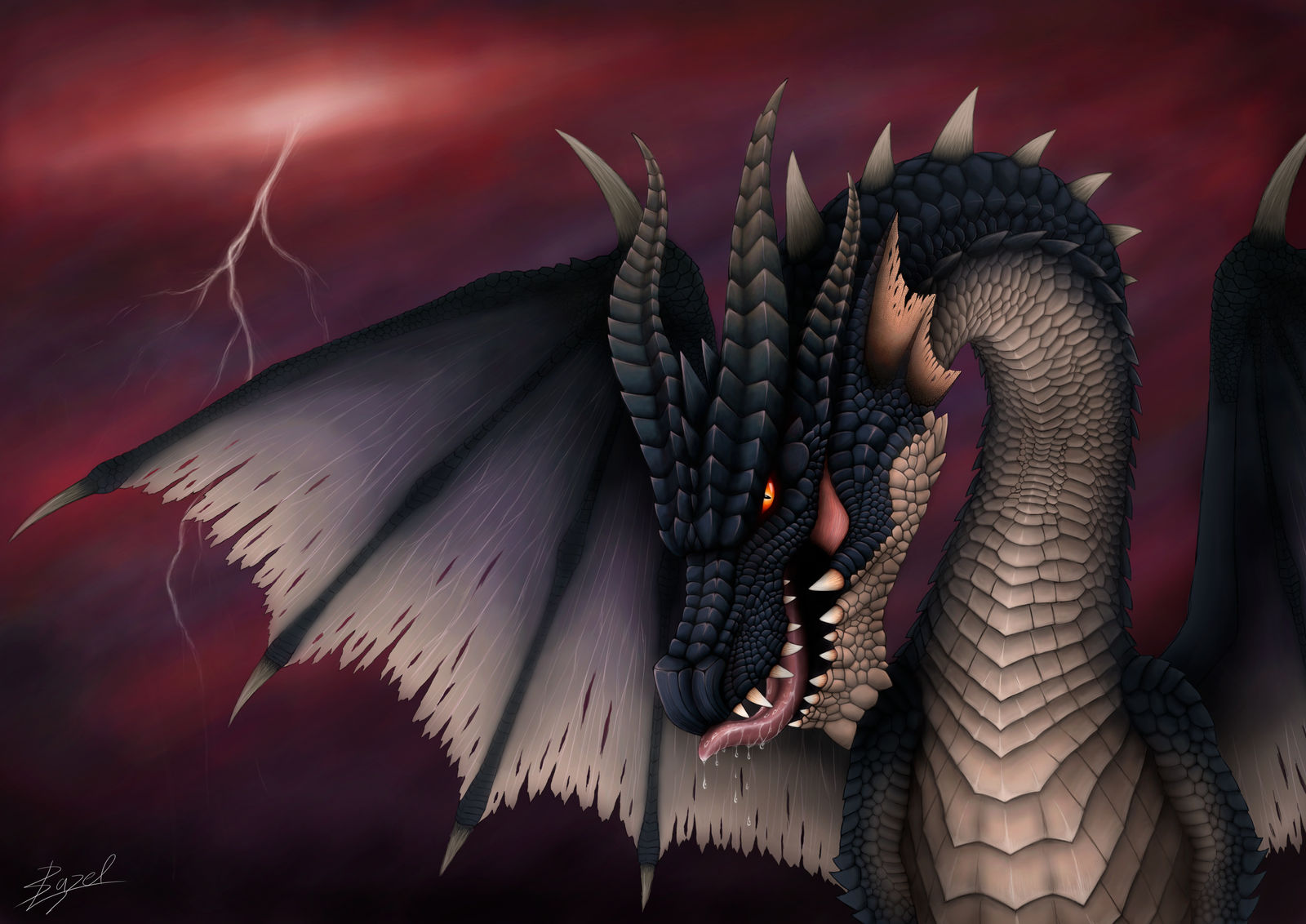 The Black Dragon / Fatalis by Bazelboy on DeviantArt