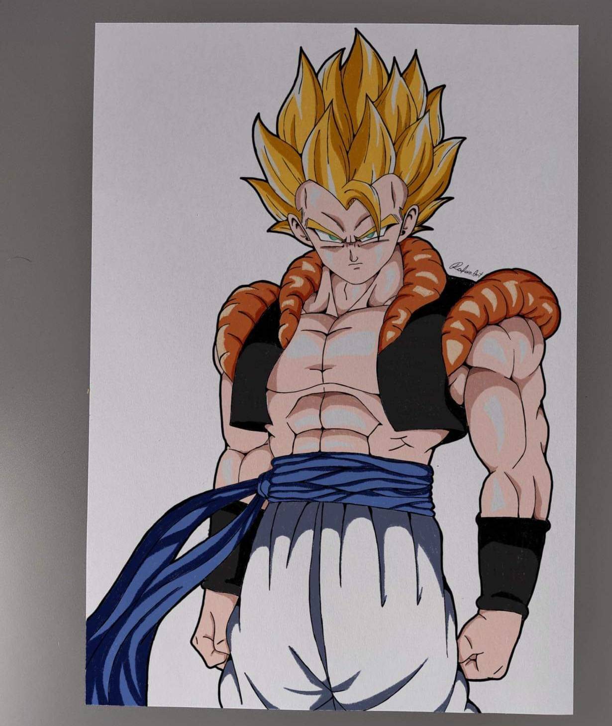 How to Draw Gogeta  Dragon Ball Z 