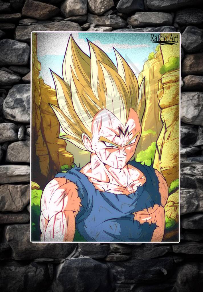 Majin Vegeta ssj2 (3) by davidferres on DeviantArt