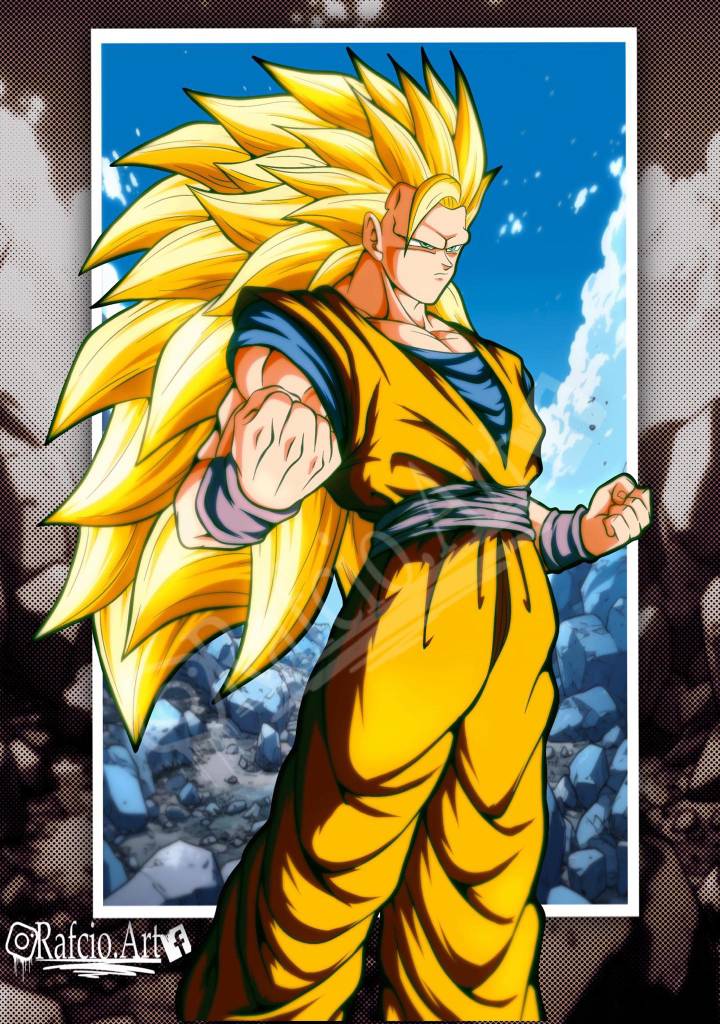 Goku Super Saiyajin 3 by SaoDVD on DeviantArt