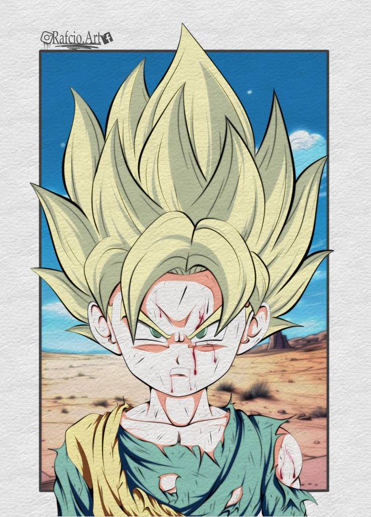 Dragon ball z ssj goku poster by MarioAmoresArt on DeviantArt