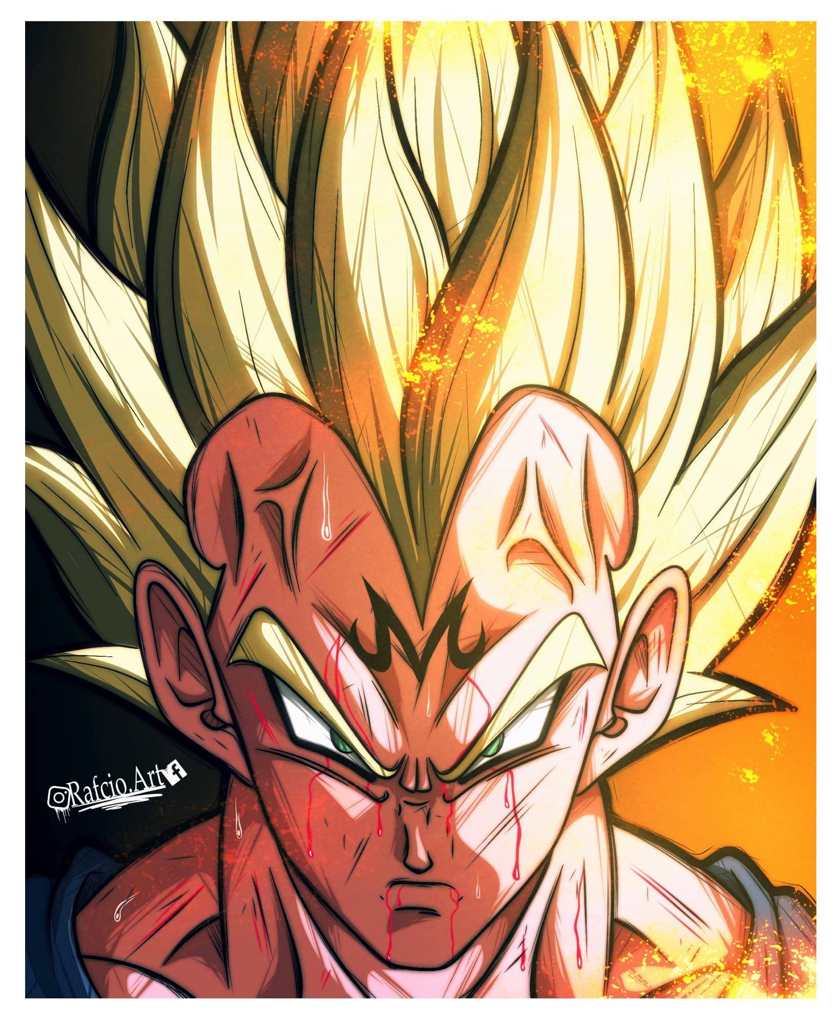 Majin Vegeta ssj2 (3) by davidferres on DeviantArt