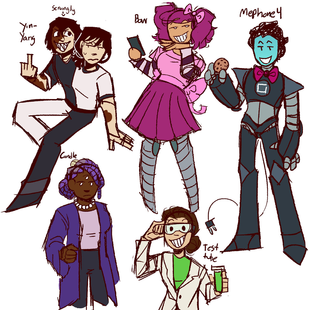 Inanimate Insanity humanized by UnidentifiedWOOF on DeviantArt