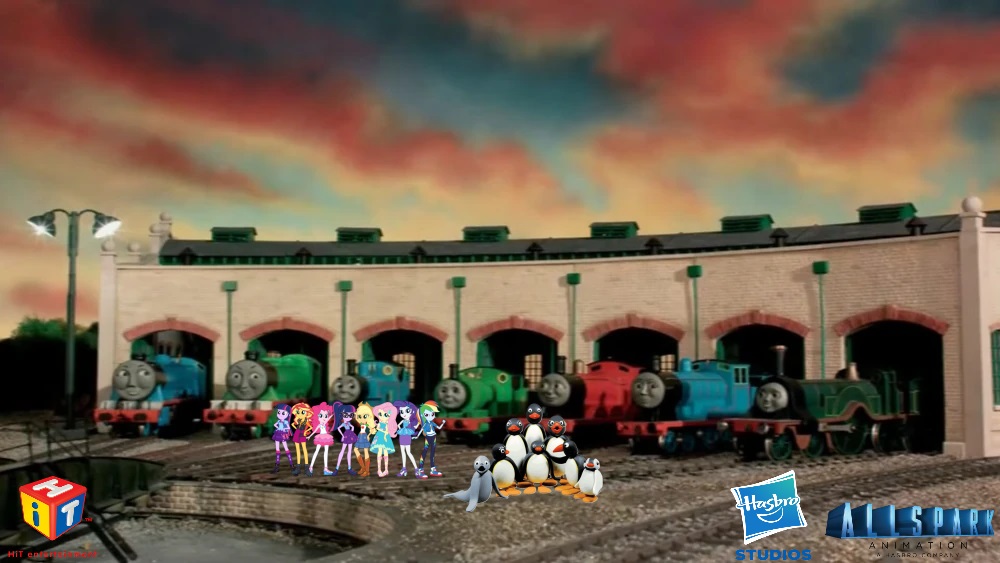 Mlp Engine TAF MLP EQ and Pingu Calling All Engines at TS (2) by Petrmhd on DeviantArt