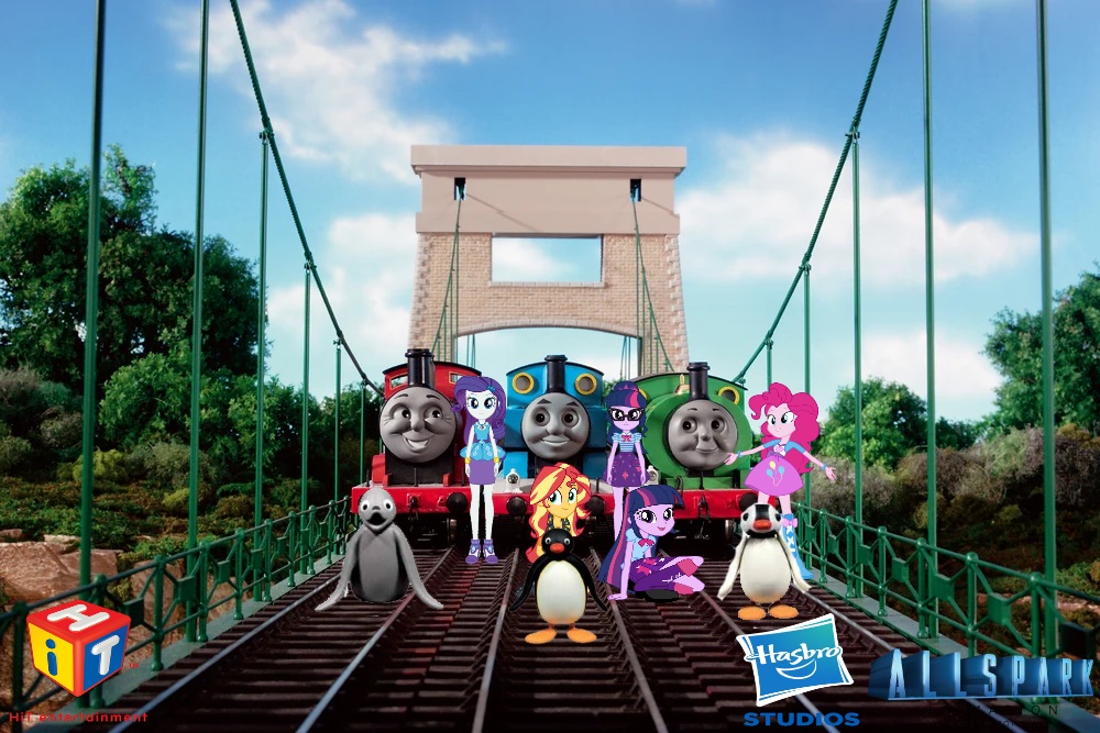 Mlp Engine TAF MLP EQ and Pingu Calling All Engines at SSB by Petrmhd on DeviantArt