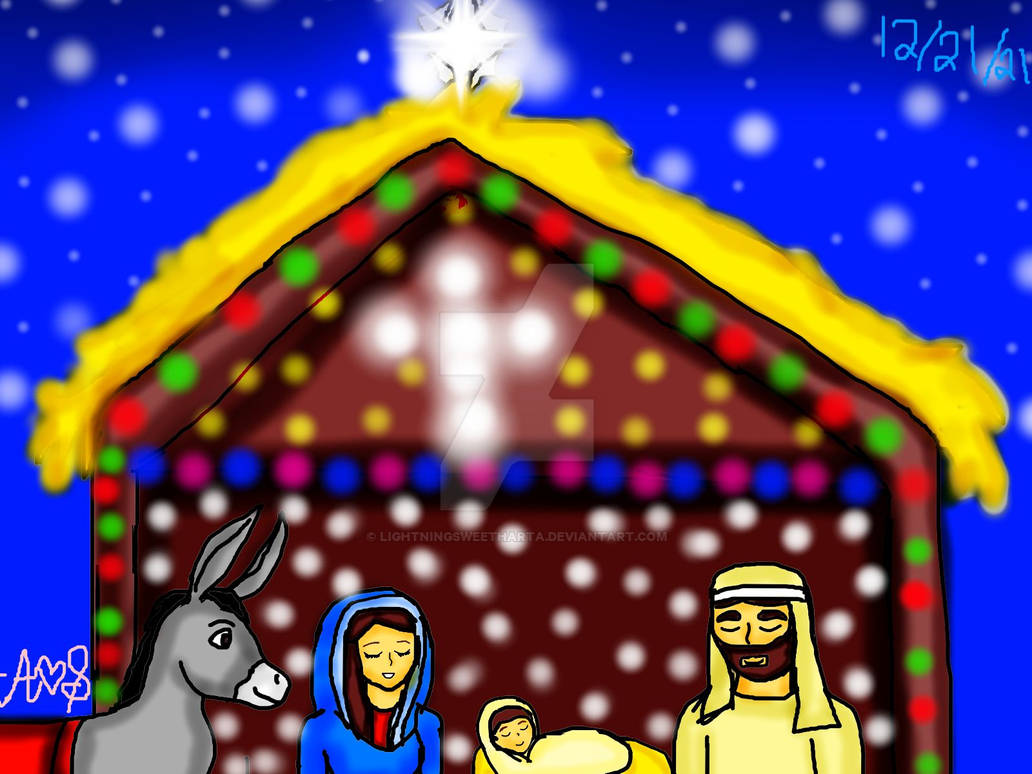 Deviantart Nativity The Nativity Scene by LightningSweetharta on DeviantArt
