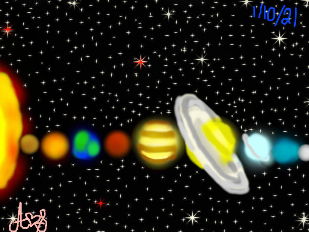 The Solar System by LightningSweetharta on DeviantArt