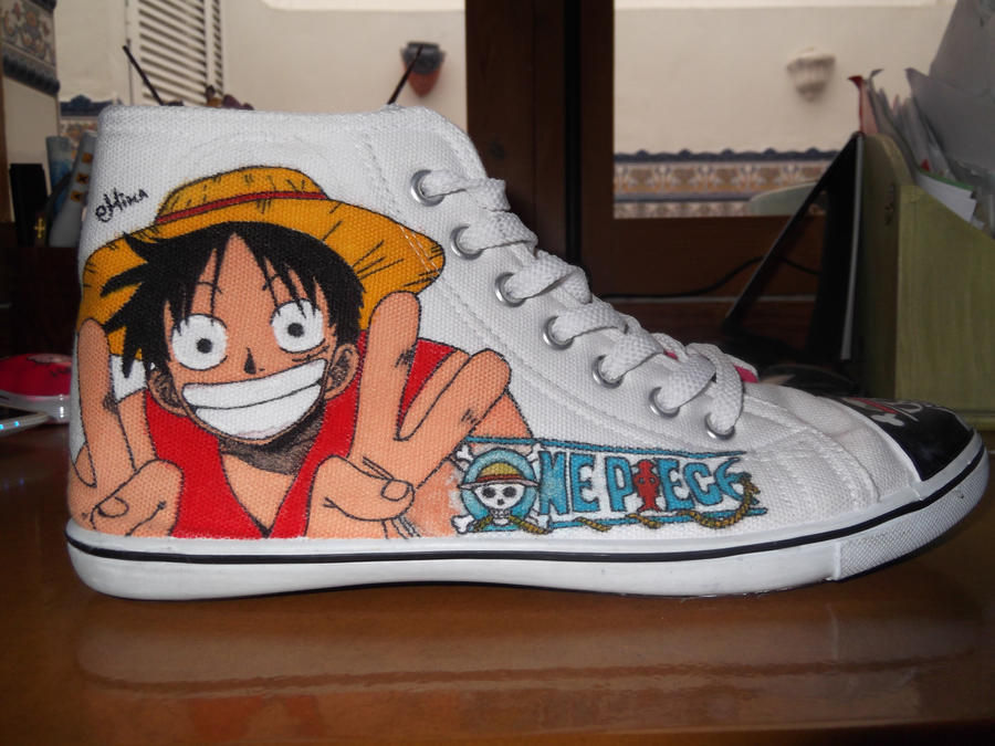 One Piece shoes: Luffy