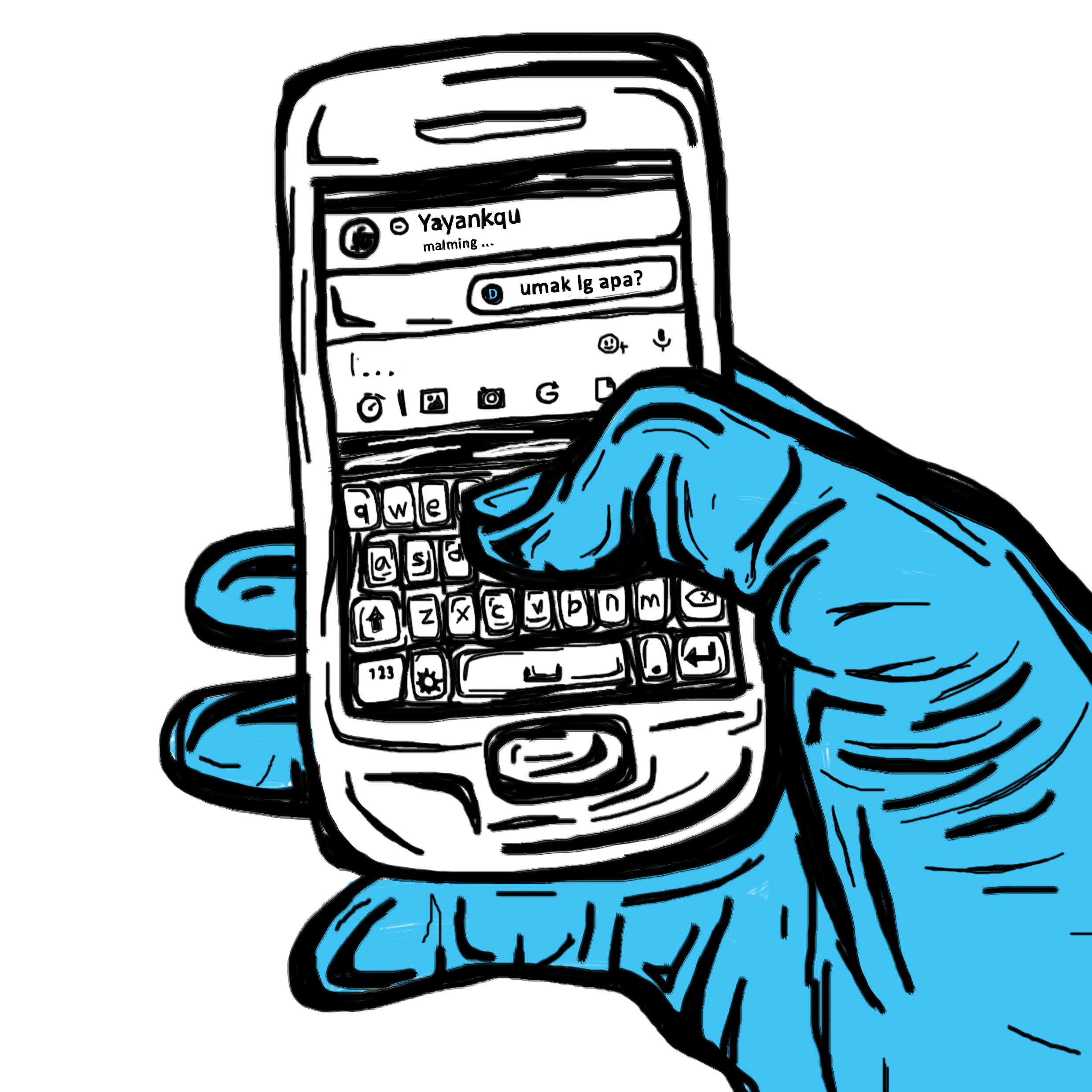BBM Message by bungkamil on DeviantArt