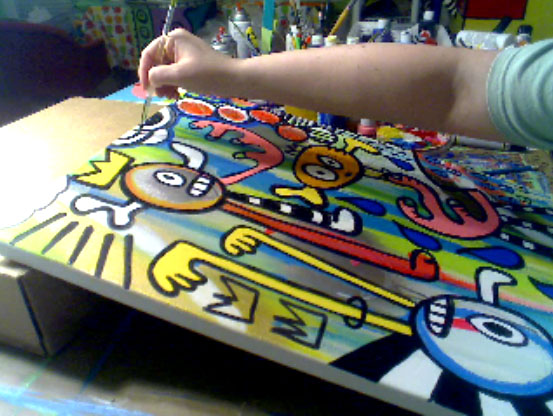 me painting poptoon