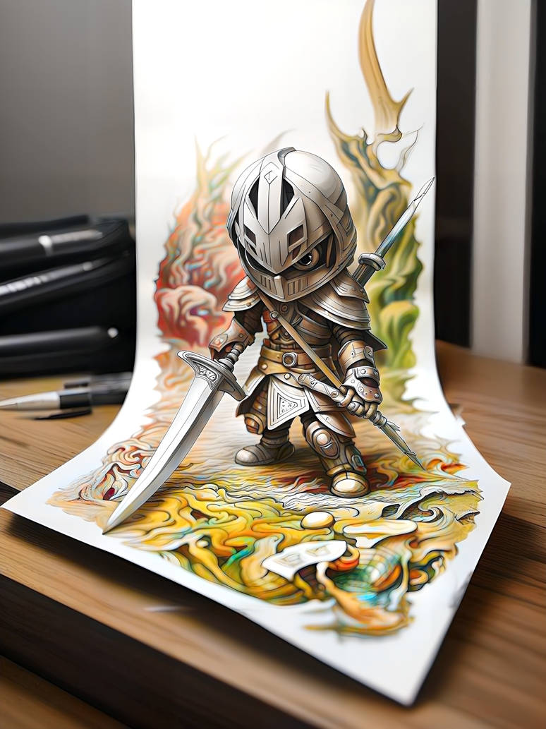 Paper knight 2 by Neamy on DeviantArt