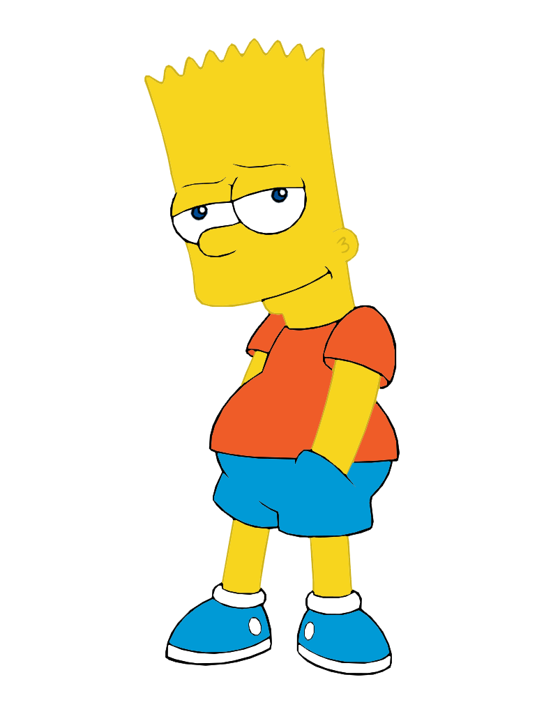 bart simpson in phineas and ferb style