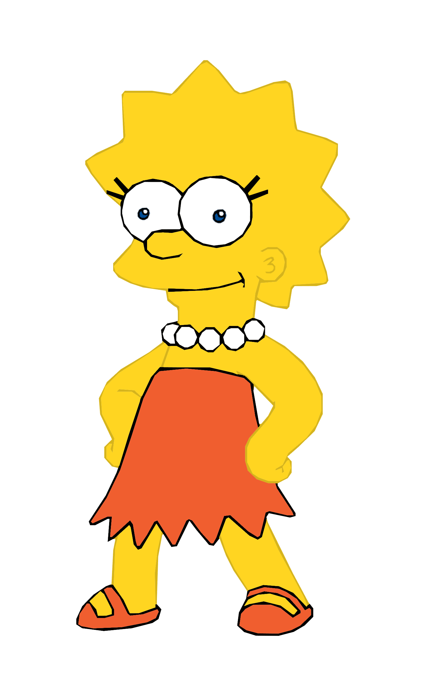 Lisa Simpson in PnF/Milo Murphy's Law style by Arthony70100 on DeviantArt