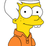 Lincoln Loud in The Simpsons style