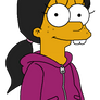 Ronnie Anne Santiago in The Simpsons style