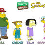 The Greens in The Simpsons style