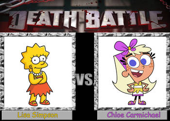 Death Battle: Lisa Simpson vs. Chloe Carmichael by Arthony70100