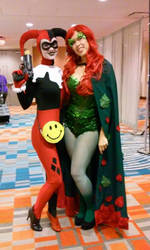 Magic City Comic Con - Harley Quinn and Poison Ivy