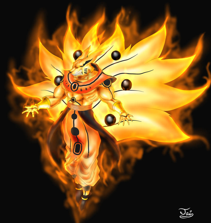 Full Power GoD Kurama -Digital Art- by TaiArtz on DeviantArt
