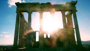 The Erechtheum in Acropolis
