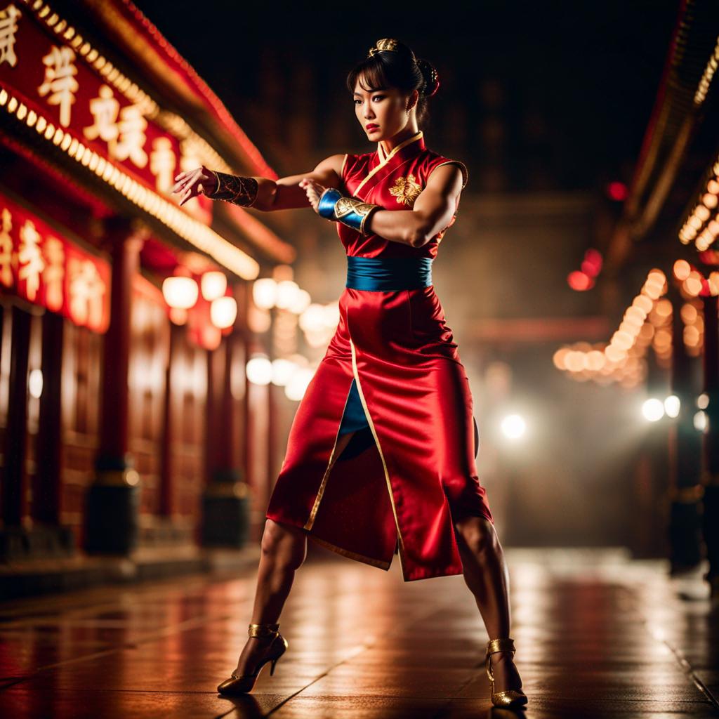 Chun Li Fight Style chun li Fighting in cheongsam by ROBERTHSING on DeviantArt