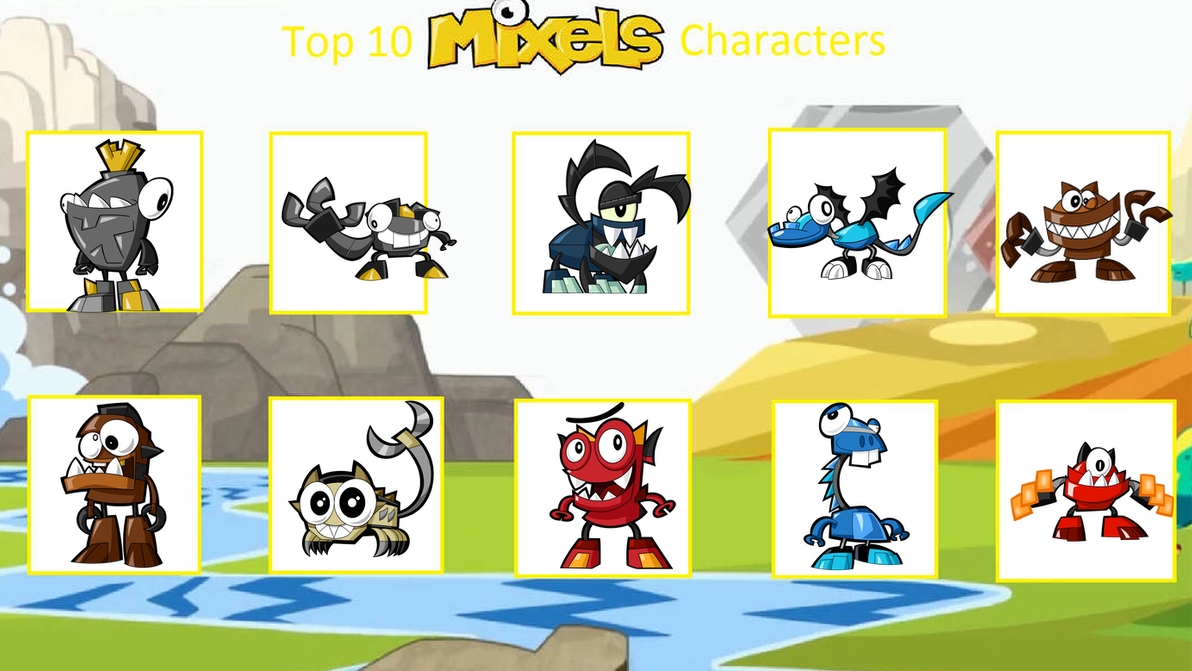 Mixels Character Design Top 10 Mixels Characters by SashaSemenova2013 on DeviantArt