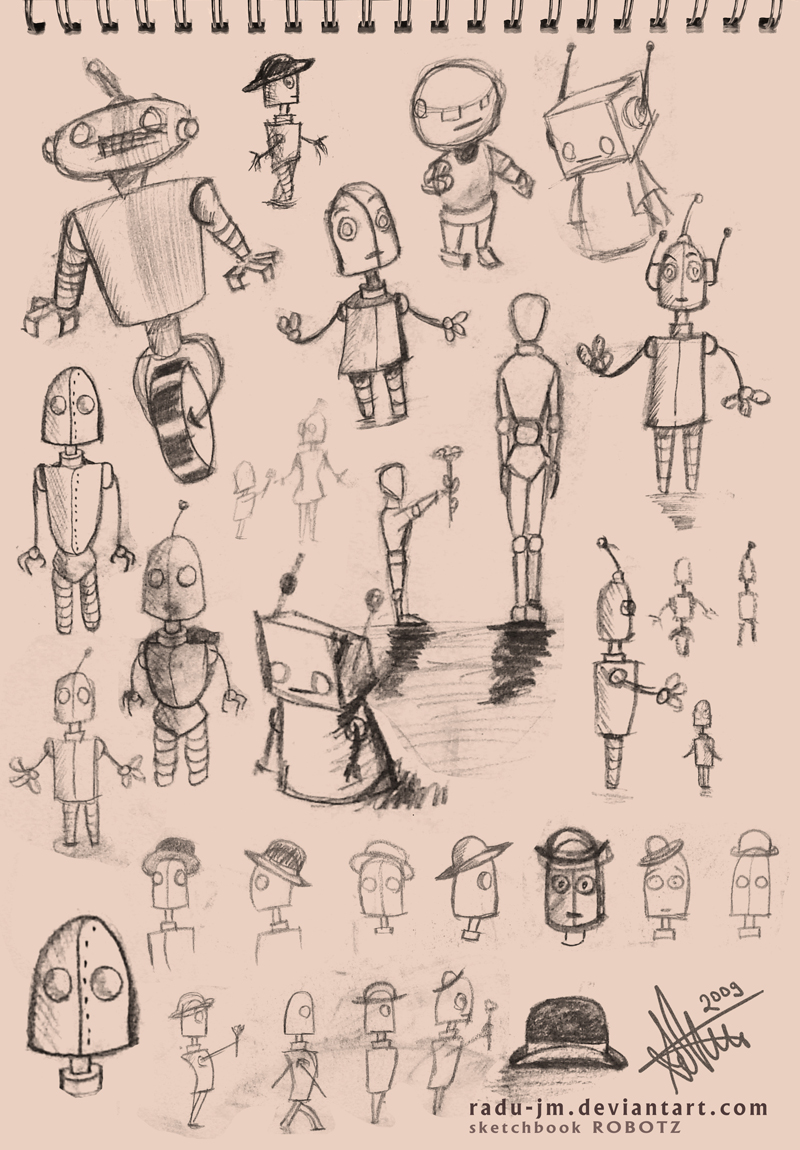 Sketchbook ROBOTZ by radu-jm Robot-drawing-club on DeviantArt