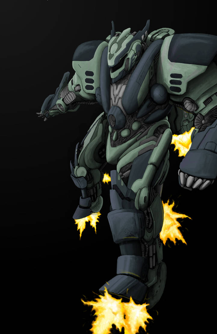 Mecha Flying flying mecha by Robot-drawing-club on DeviantArt