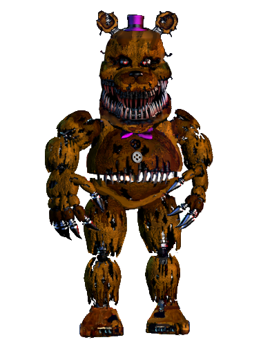 Fnaf UCN Nightmare Fredbear by Spring-o-bonnie on DeviantArt