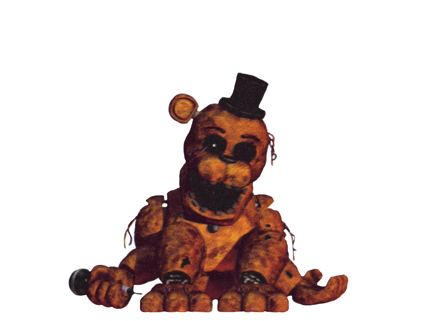 Withered Golden Freddy Full Body - [FNaF 2] by TheSubJact on DeviantArt