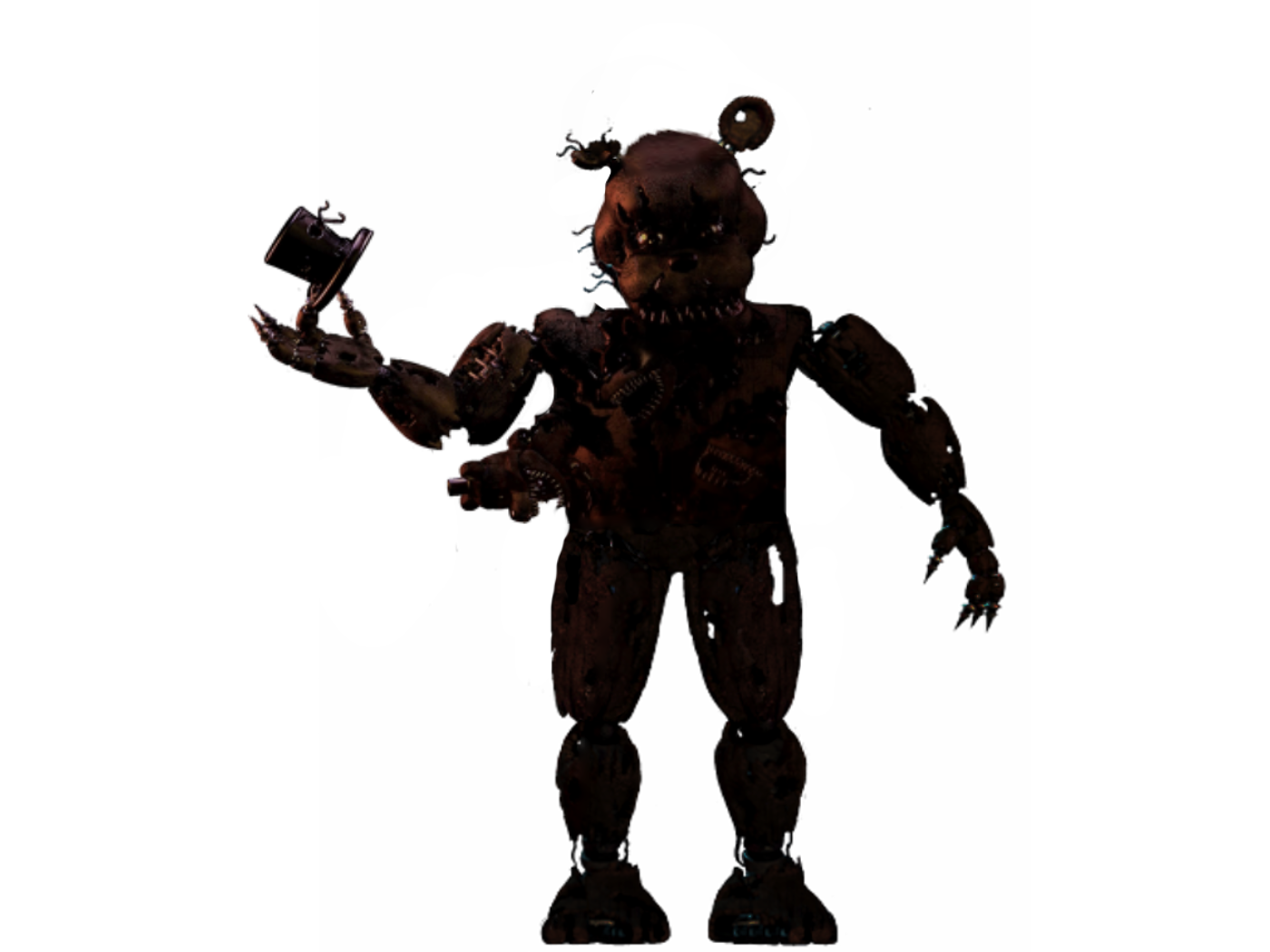 Fnaf UCN Nightmare Fredbear by Spring-o-bonnie on DeviantArt