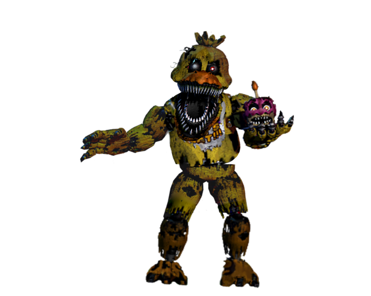 UCN Nightmare Chica 2 Mugshot by Spring-o-bonnie on DeviantArt.