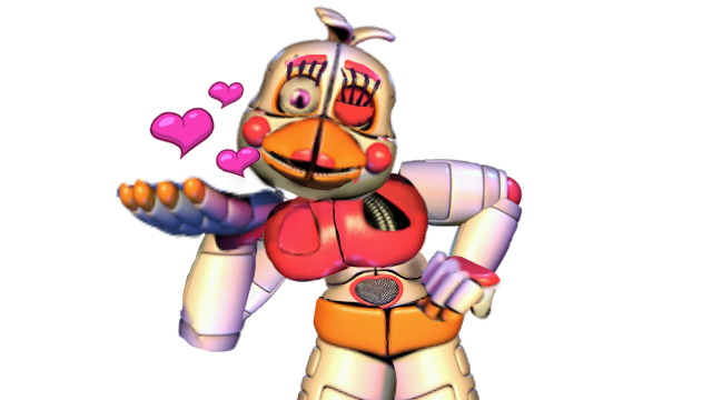 Funtime Chica (Unused Jumpscare image) 2 by Fnaf-lover1352 on DeviantArt