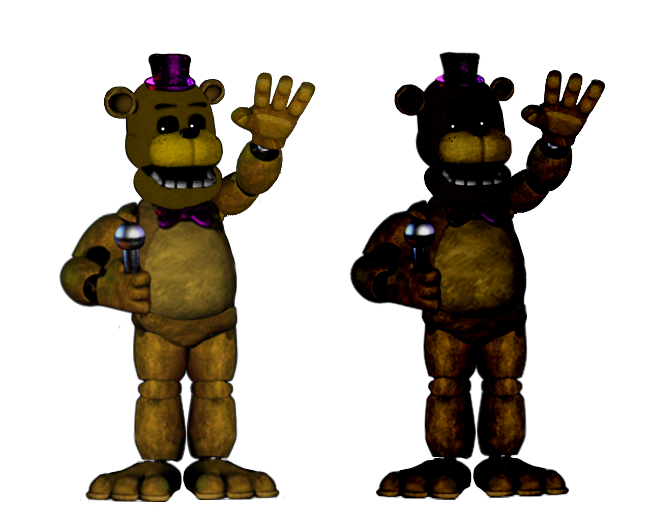 Fnaf UCN Nightmare Fredbear by Spring-o-bonnie on DeviantArt