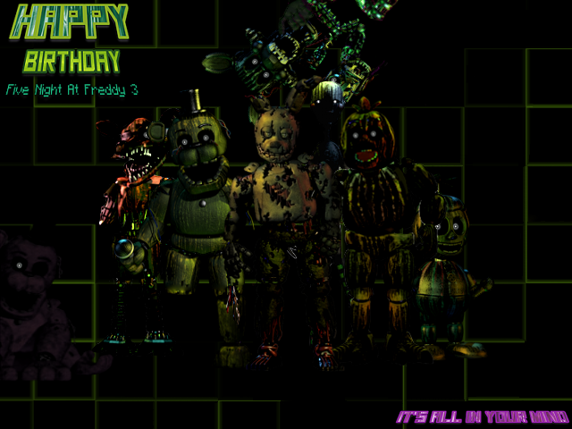 Fnaf 3 Animatronic Minigames 2 by Spring-o-bonnie on DeviantArt