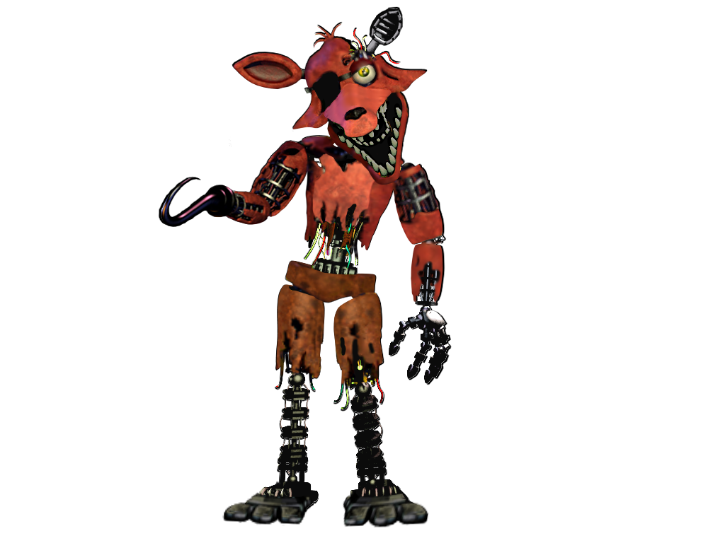 FNAF 2 Withered Foxy full body by Enderziom2004 on DeviantArt