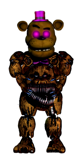 Fnaf UCN Nightmare Fredbear by Spring-o-bonnie on DeviantArt