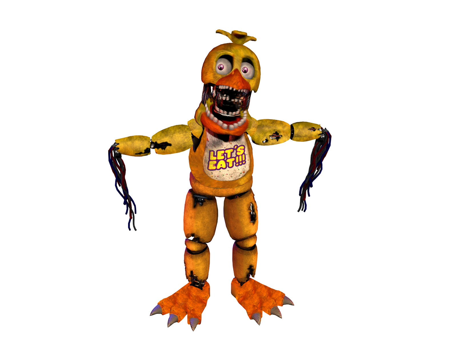 SFM: Withered Chica (transparent) by TronicCRASH on DeviantArt