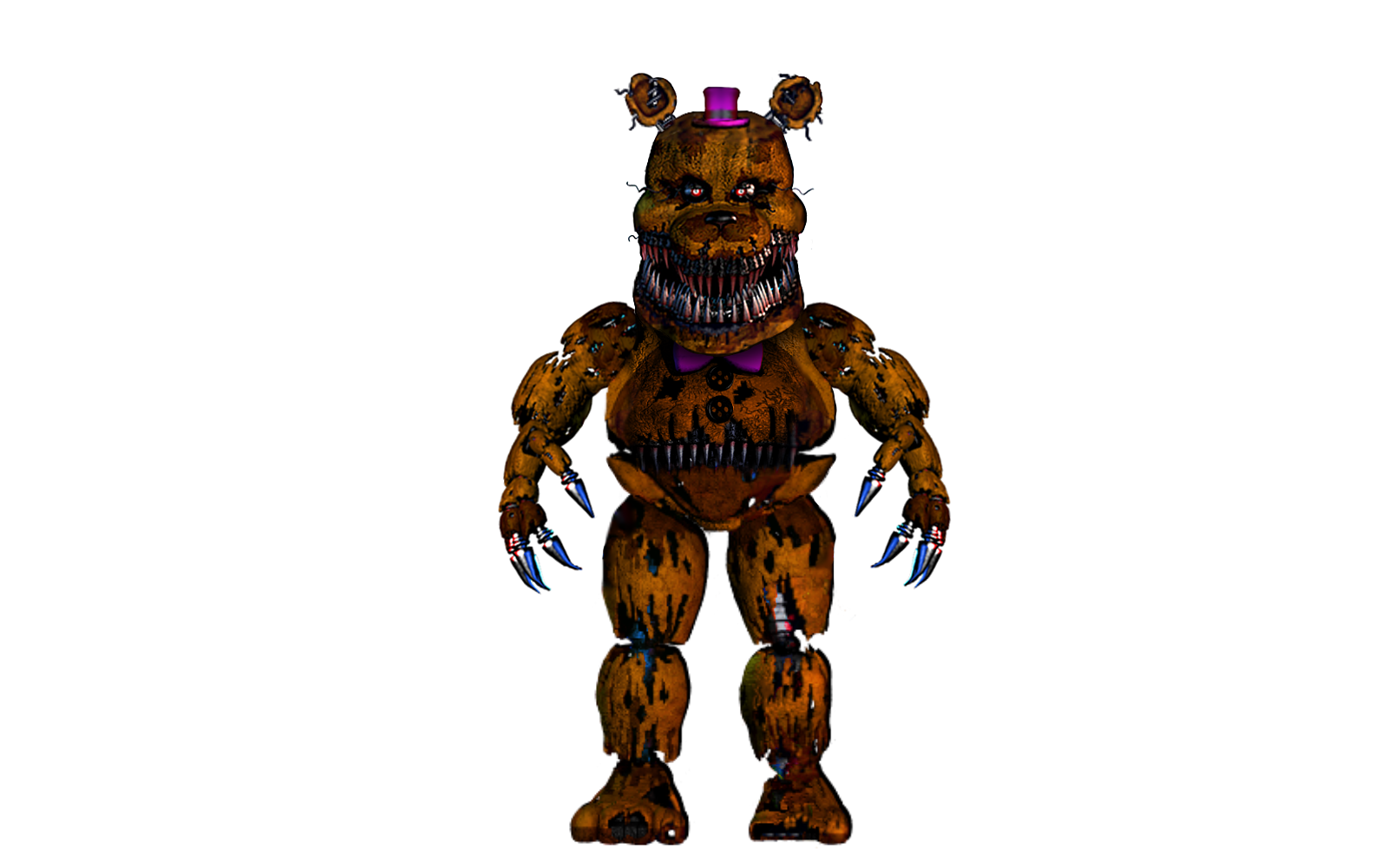 Fnaf UCN Nightmare Fredbear by Spring-o-bonnie on DeviantArt