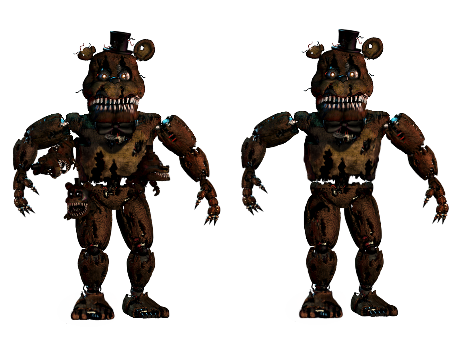 Fnaf UCN Nightmare Fredbear by Spring-o-bonnie on DeviantArt