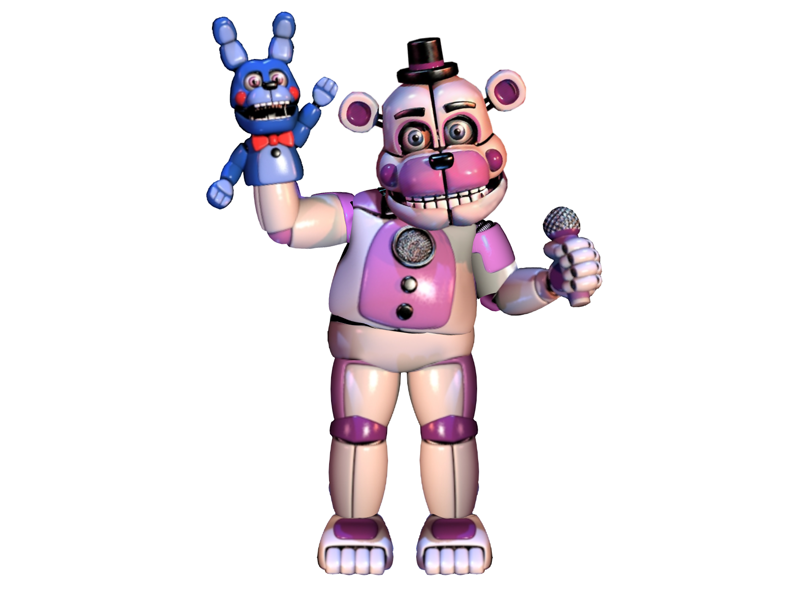 Funtime Chica done + fredy by Bantranic on DeviantArt