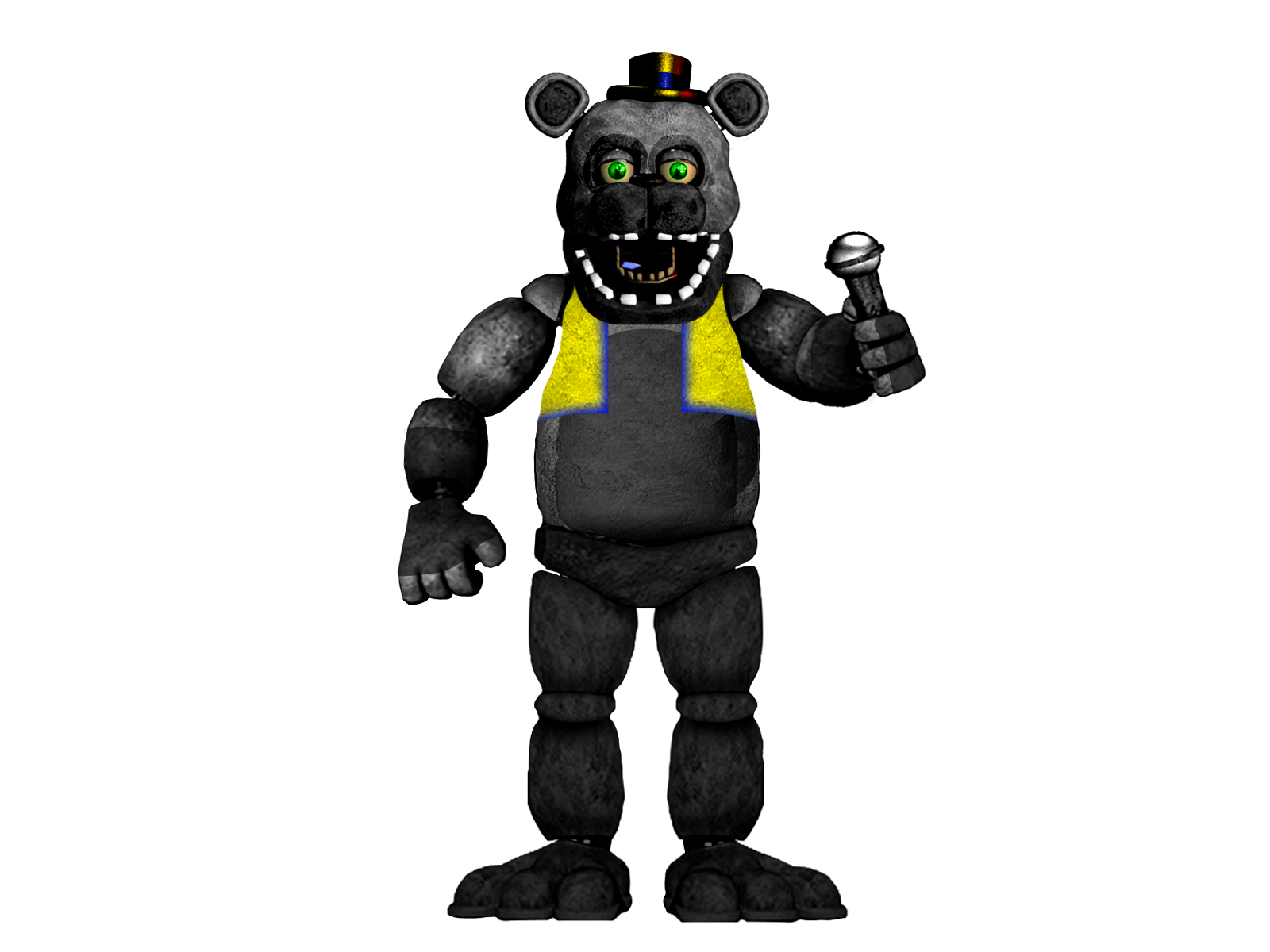 Fnaf UCN Nightmare Fredbear by Spring-o-bonnie on DeviantArt