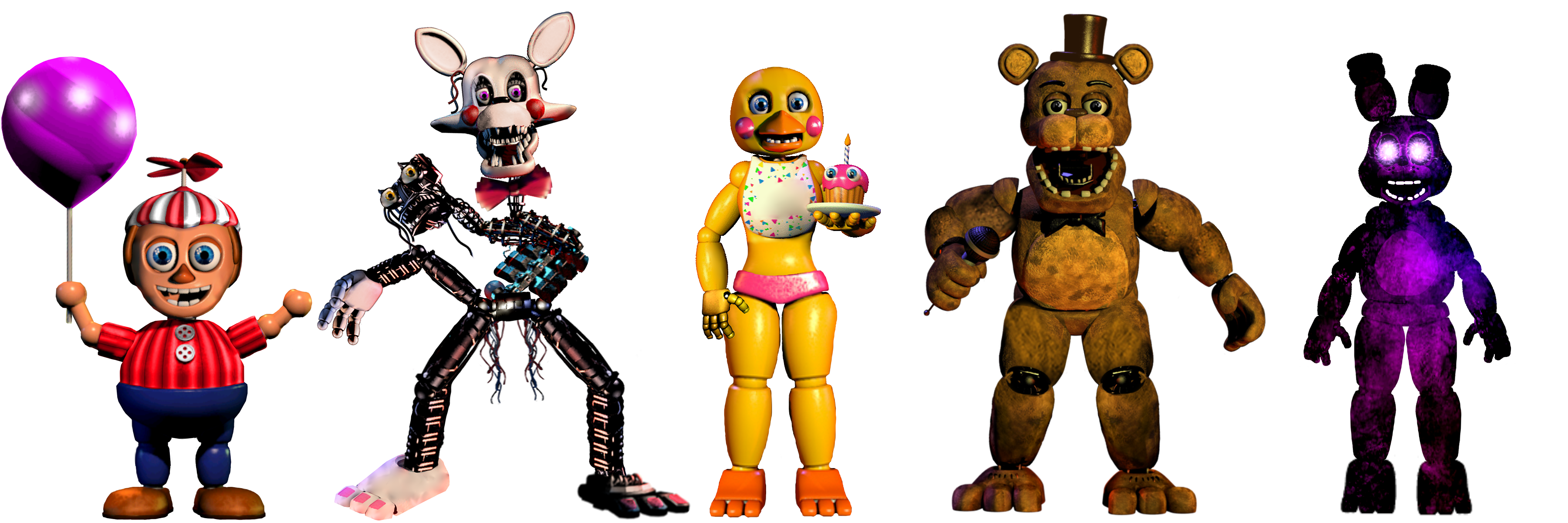 FNaF 3 Minigame characters  Five Nights At Freddy's Amino