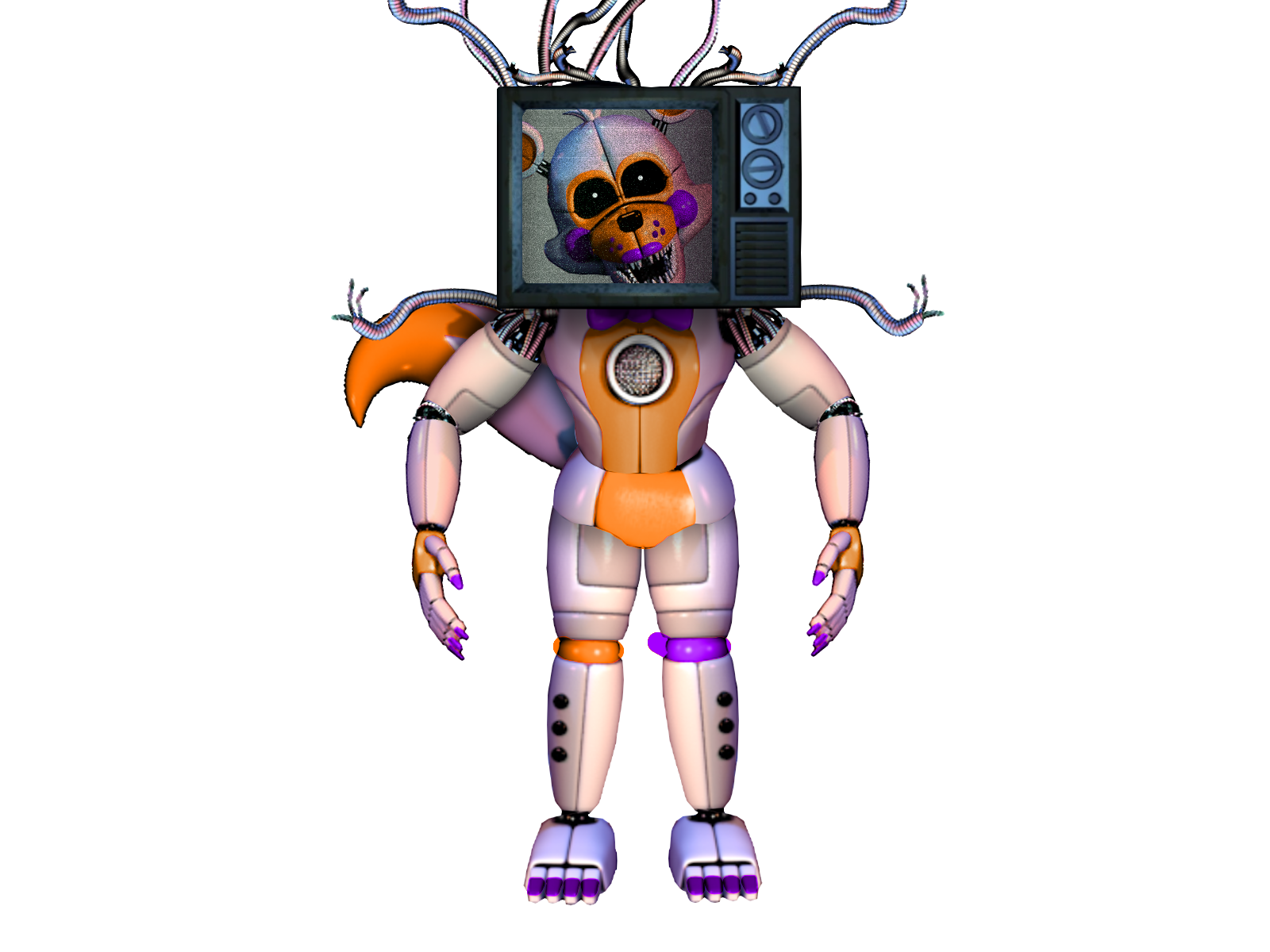 Lolbit - Behind The TV Screen  FNAF FanArt by Laviihx on DeviantArt