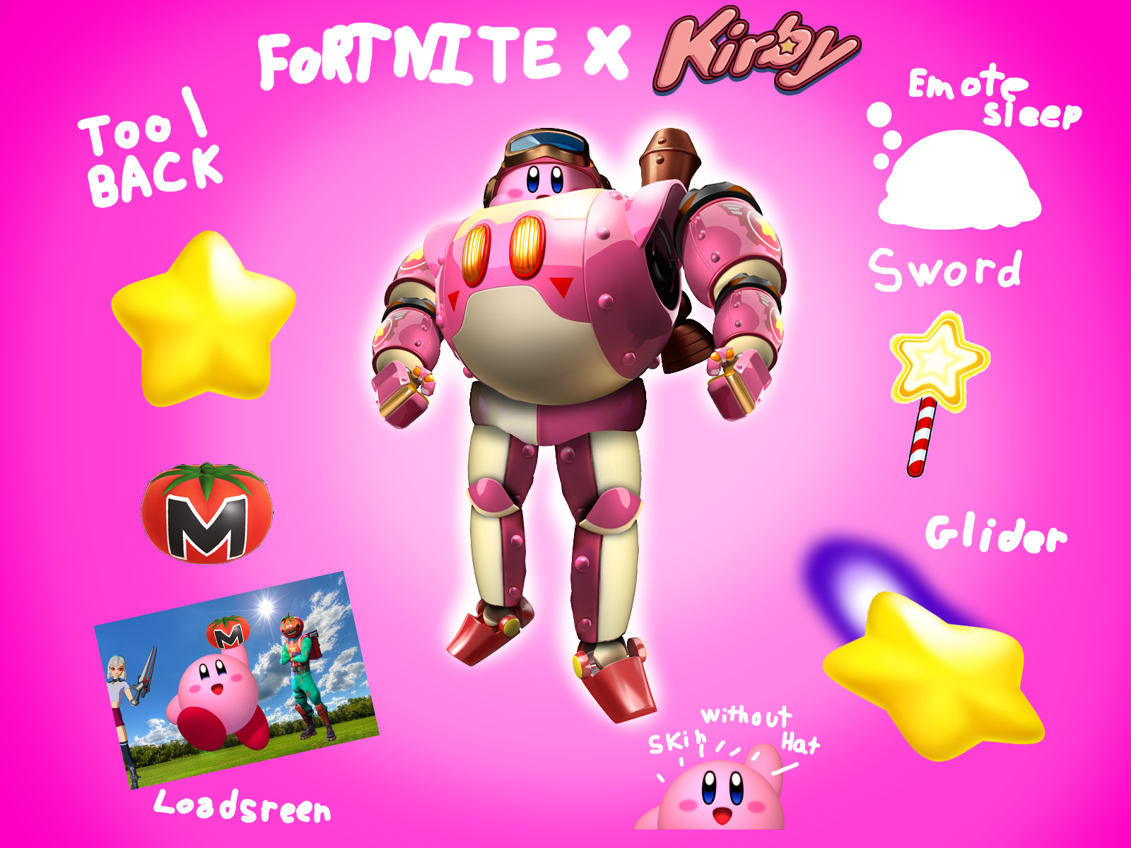 What if Fortnite x Kirby by Springobonnie on DeviantArt