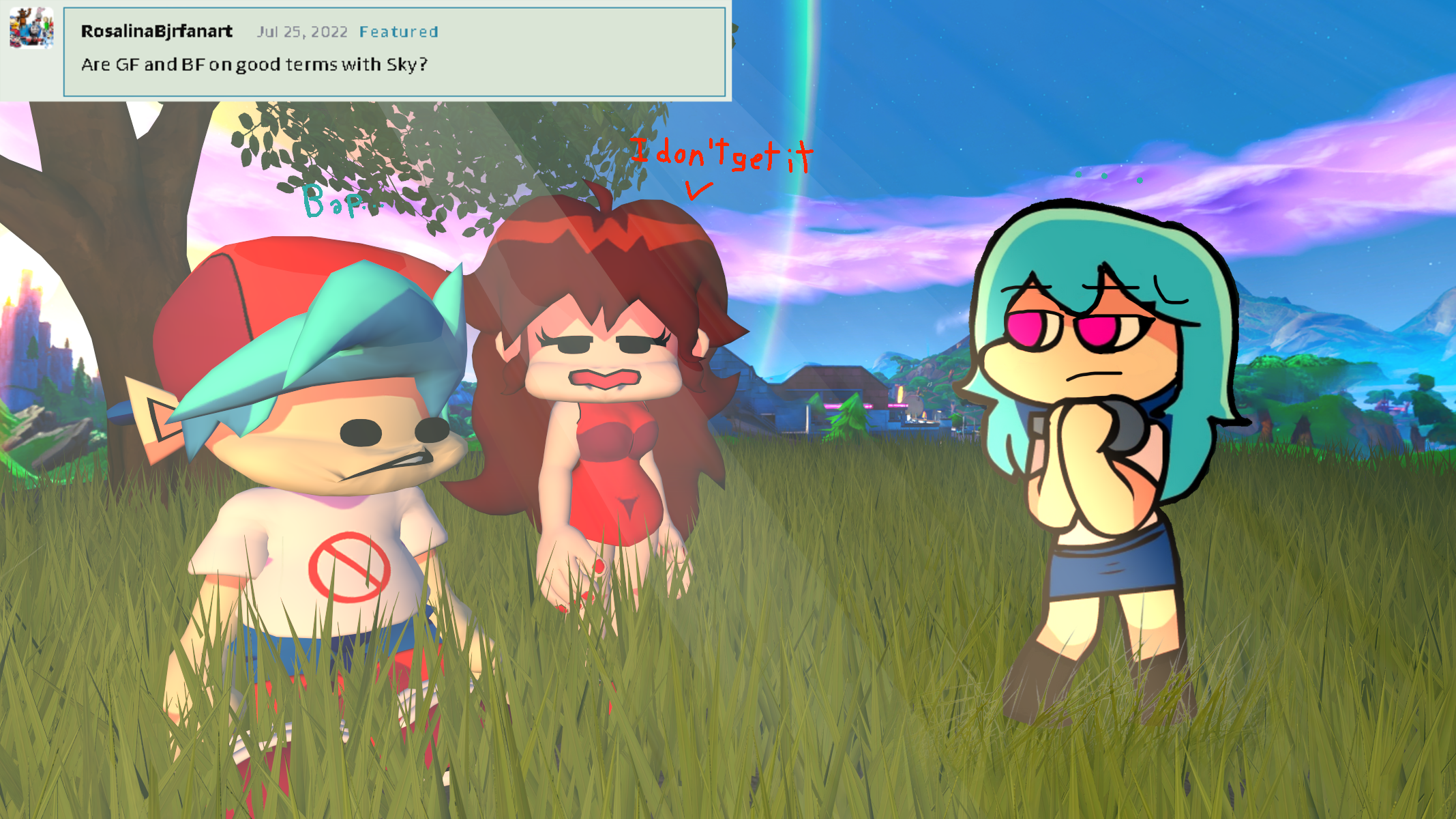 The FNF ROBLOX Mod Girlfriend Design by GiovanniKody100 on DeviantArt