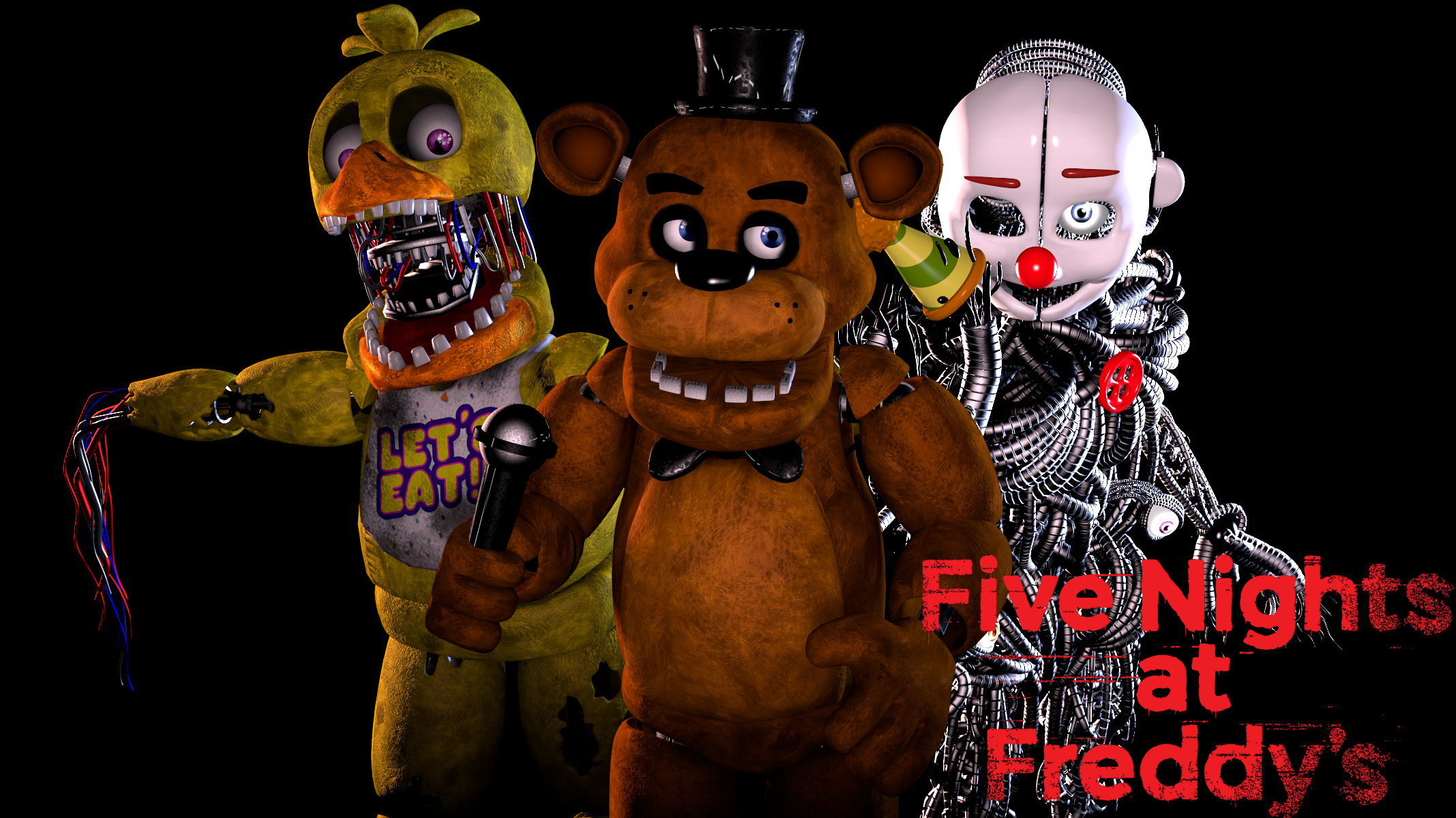 FNAF SFM The Fnaf World 2 Gang by KingPhantom23 on DeviantArt